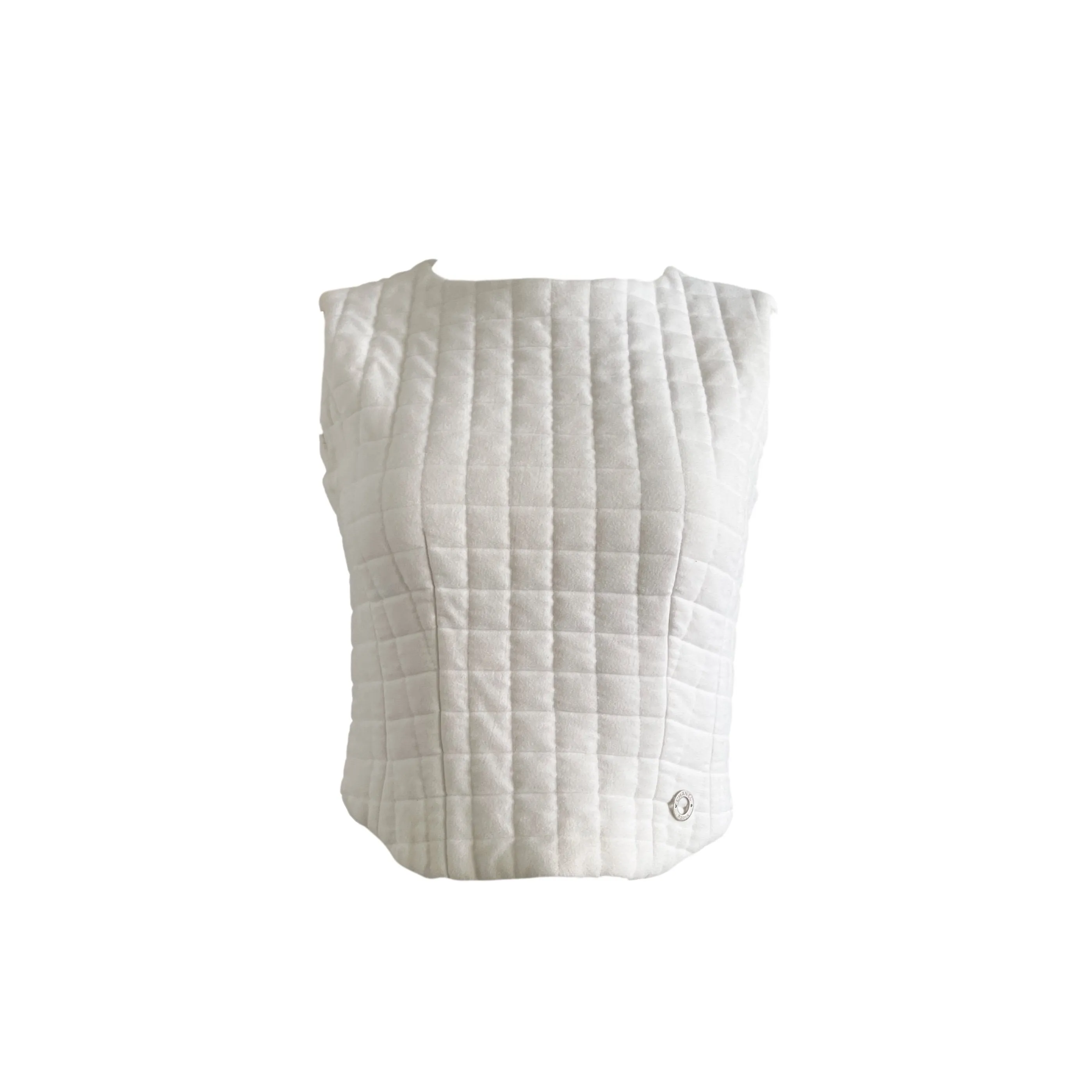 Chanel White Quilted Twin Set