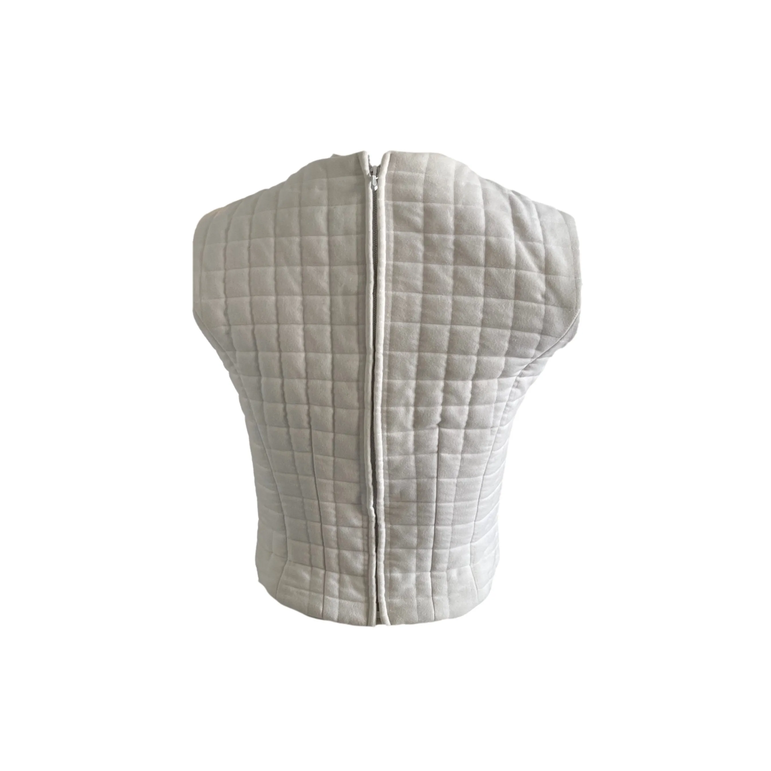 Chanel White Quilted Twin Set