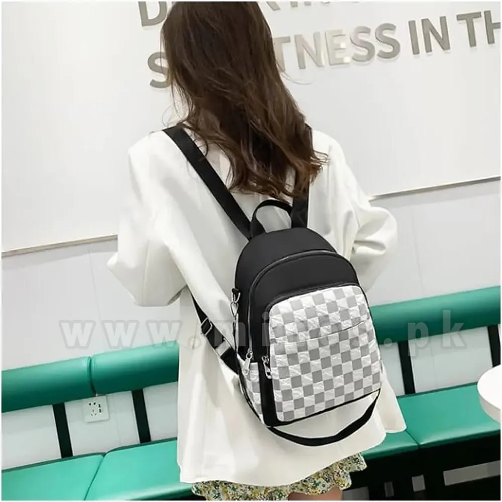 Checker Duo Mini backpack – Mini backpack for Women/Girls