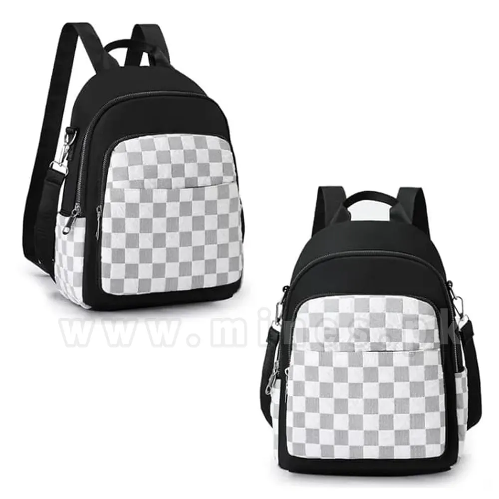 Checker Duo Mini backpack – Mini backpack for Women/Girls
