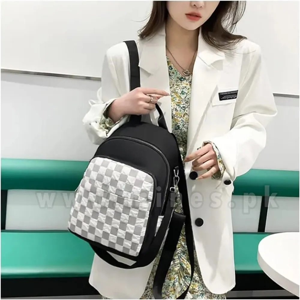 Checker Duo Mini backpack – Mini backpack for Women/Girls