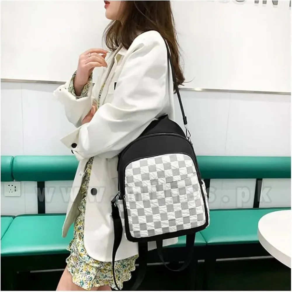 Checker Duo Mini backpack – Mini backpack for Women/Girls
