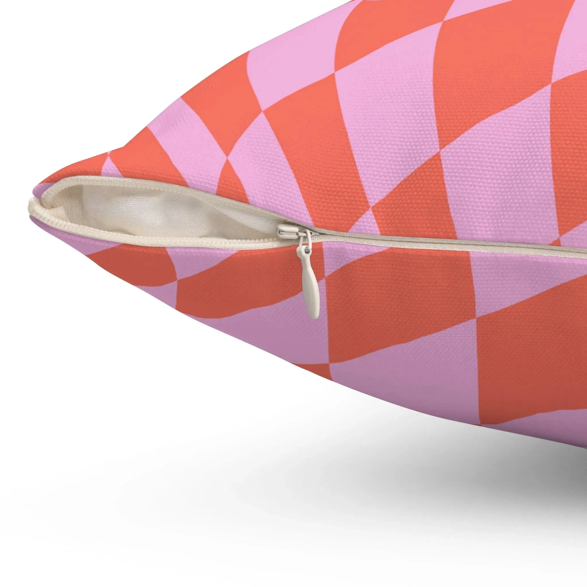 Checker Groovy Throw Pillow