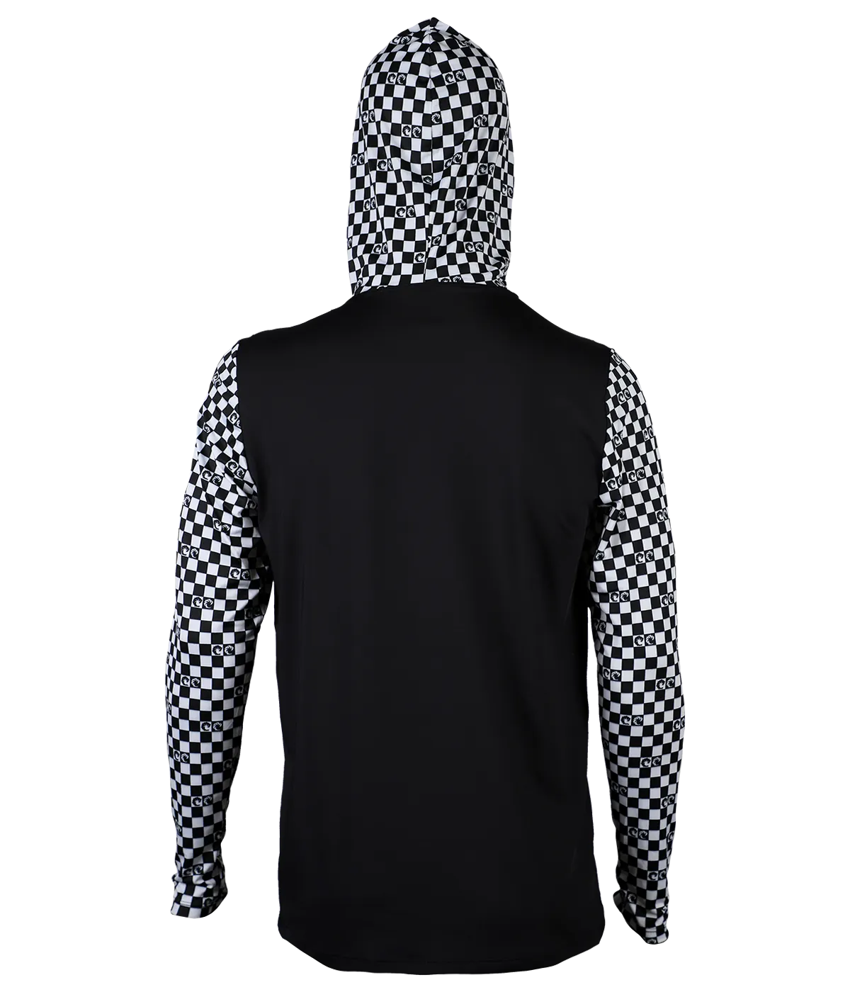 Checker Hooded L/S Lycra