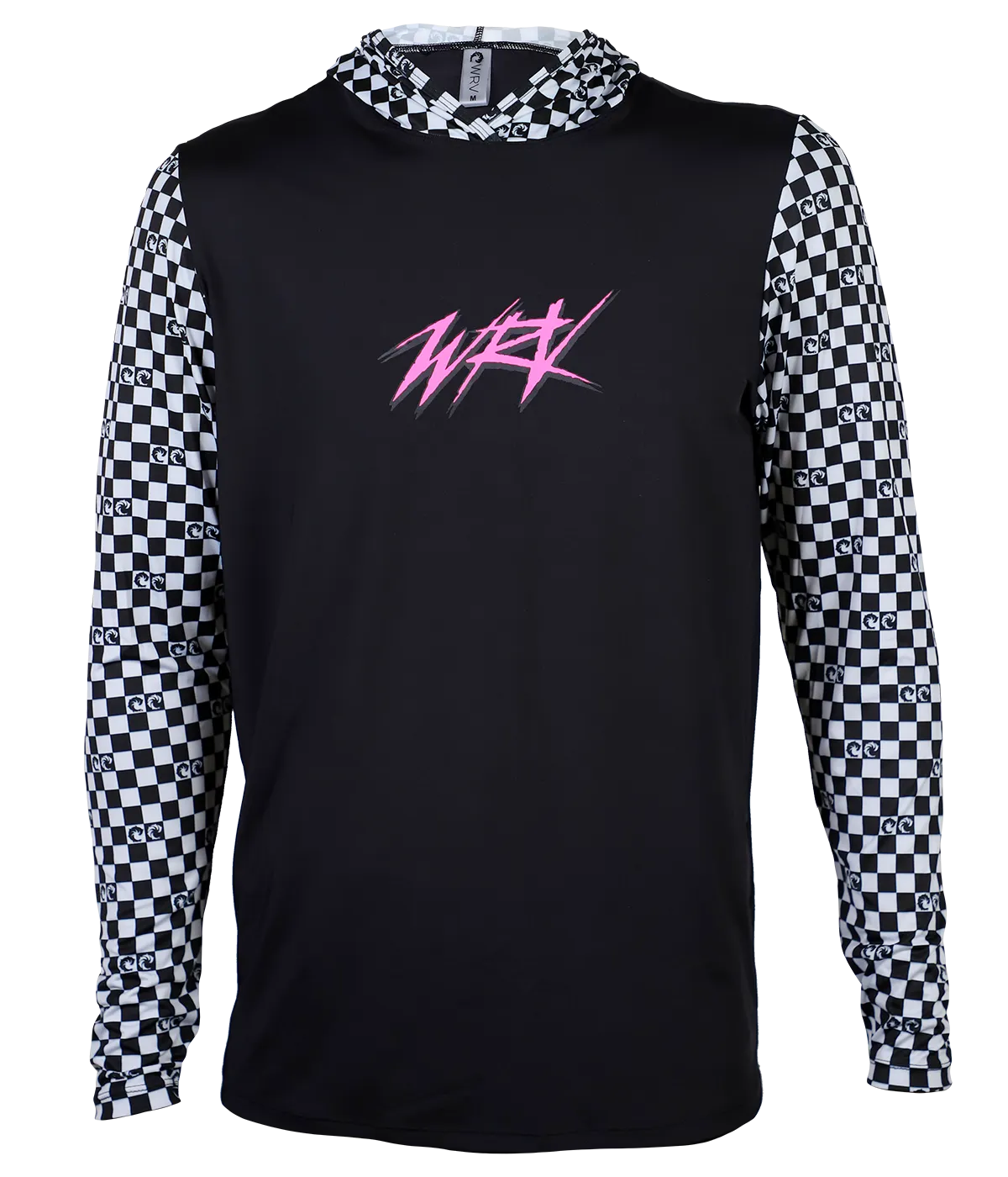 Checker Hooded L/S Lycra