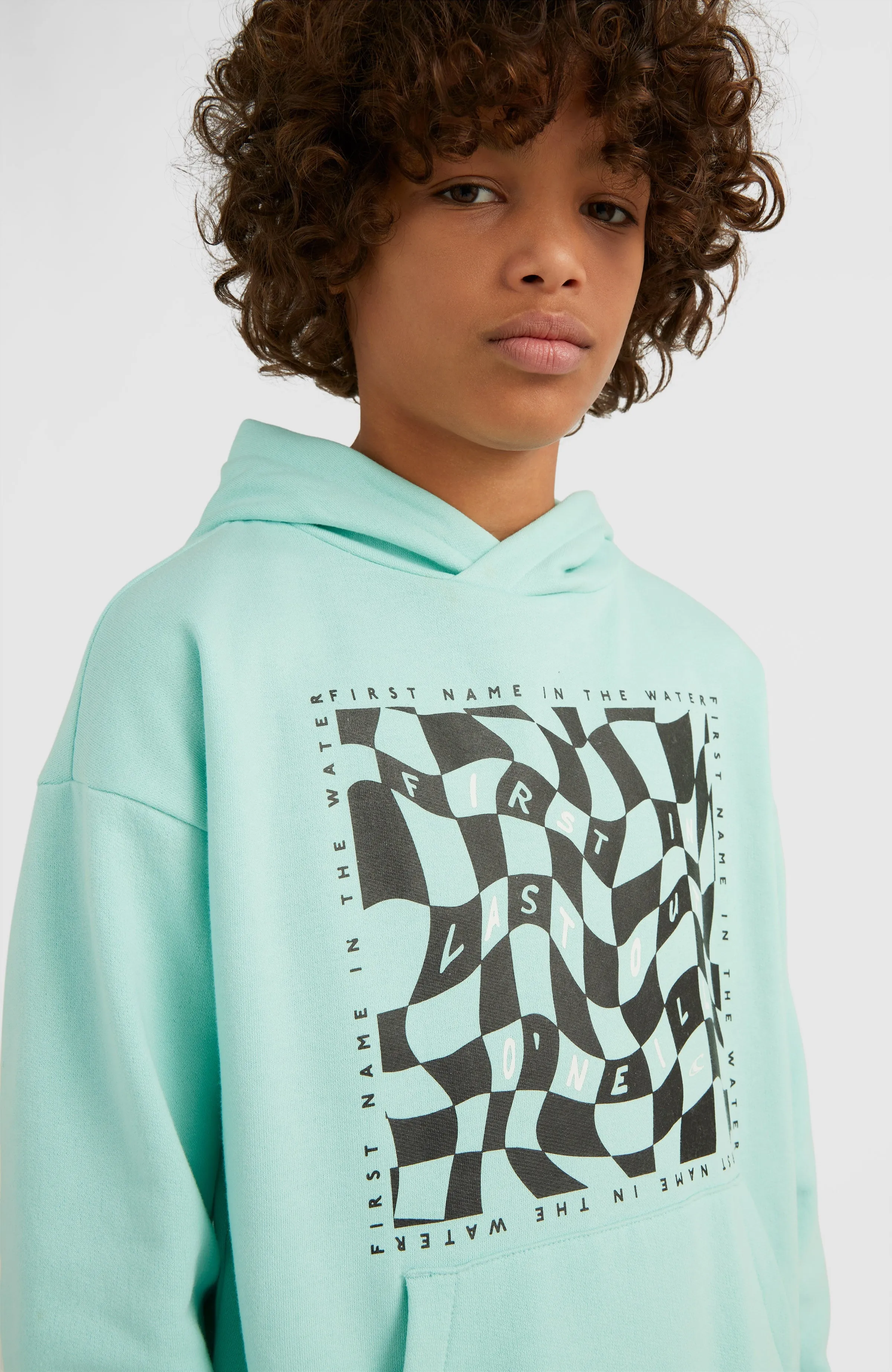 Checker Kapuzenpullover | Beach Glass