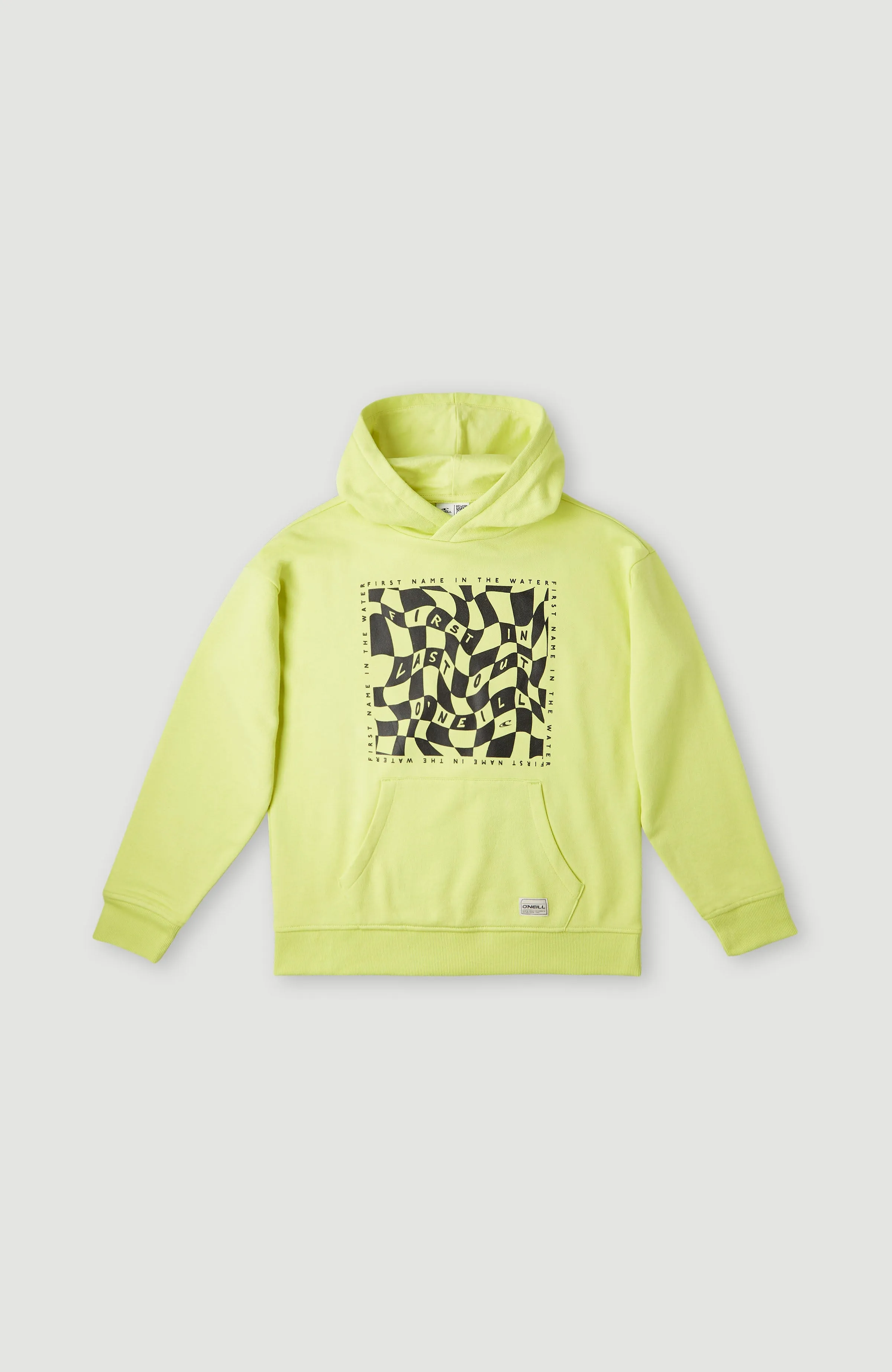 Checker Kapuzenpullover | Sunny Lime