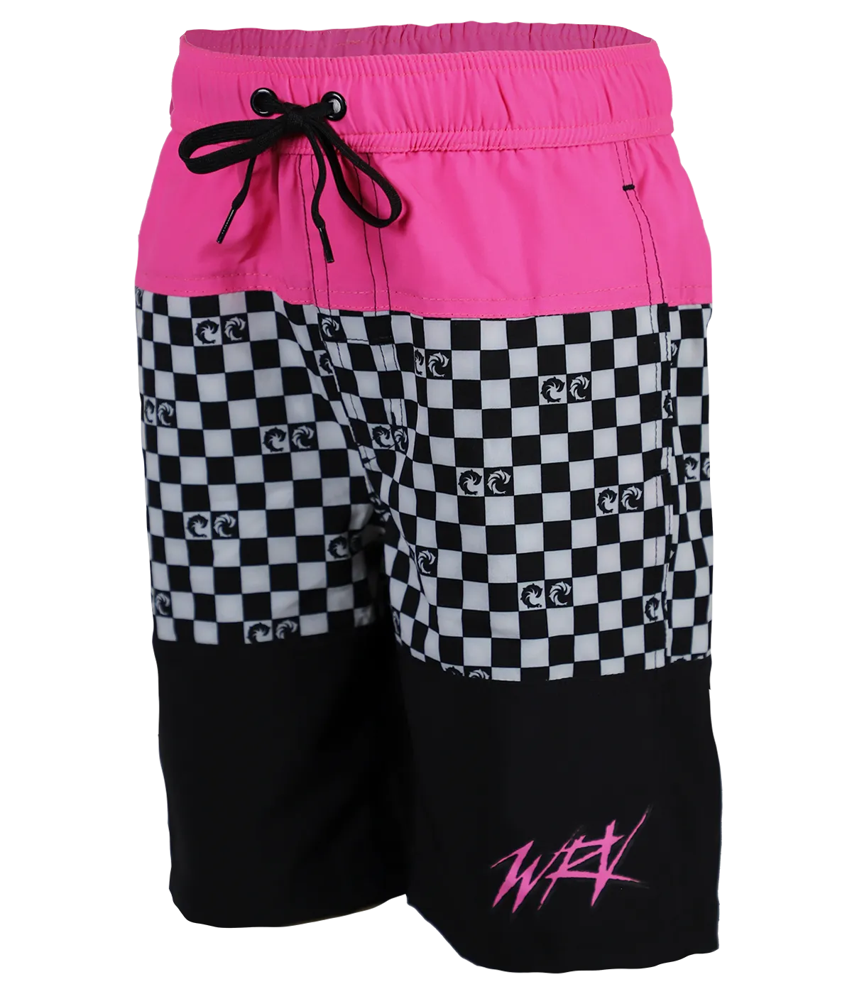 Checker Panel Toddler Volley Shorts