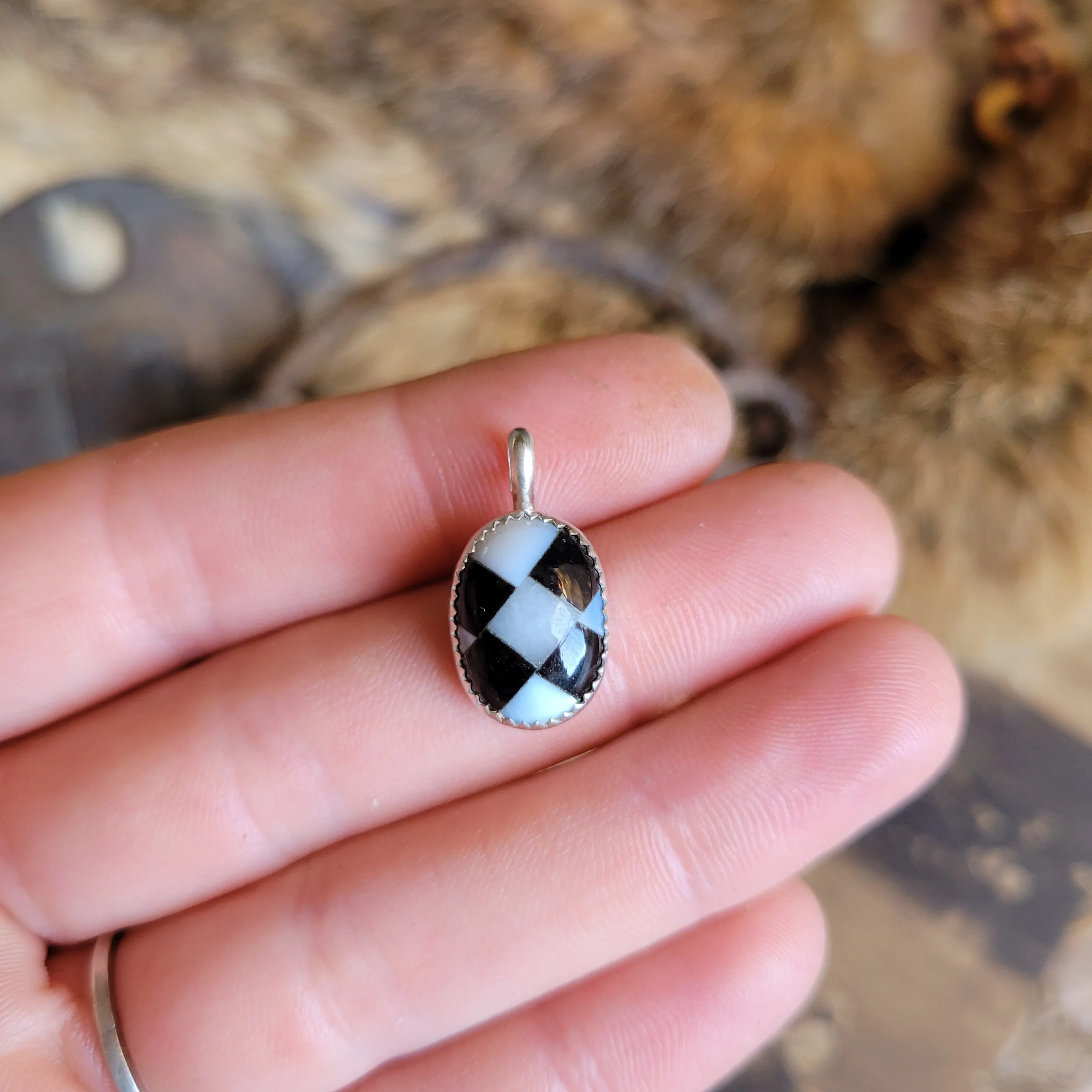 Checker Pendant