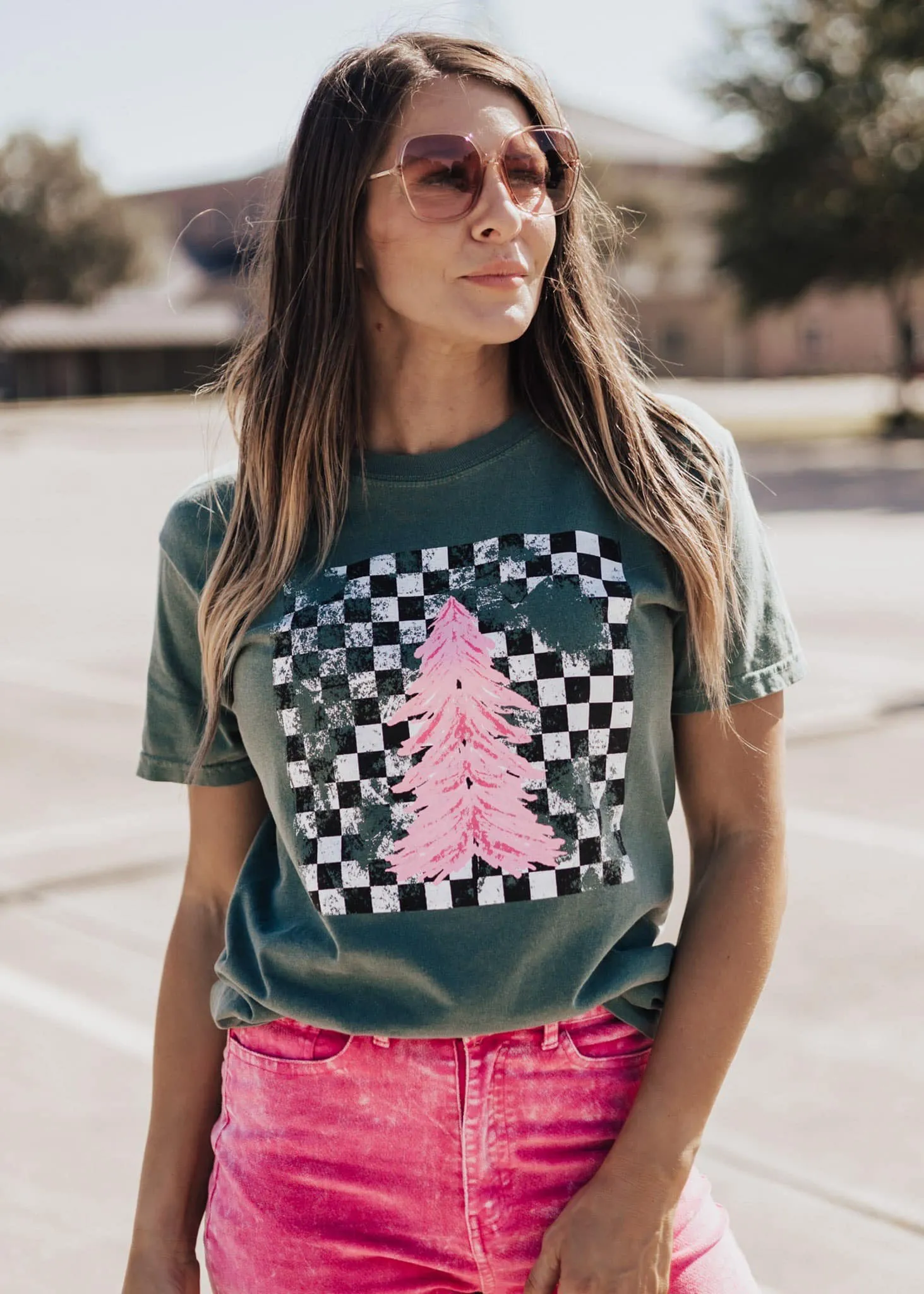 Checker Tree Tee