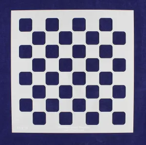 Chess/Checkerboard Stencil 14 Mil -12" X 12" - Painting/Crafts/ Templates
