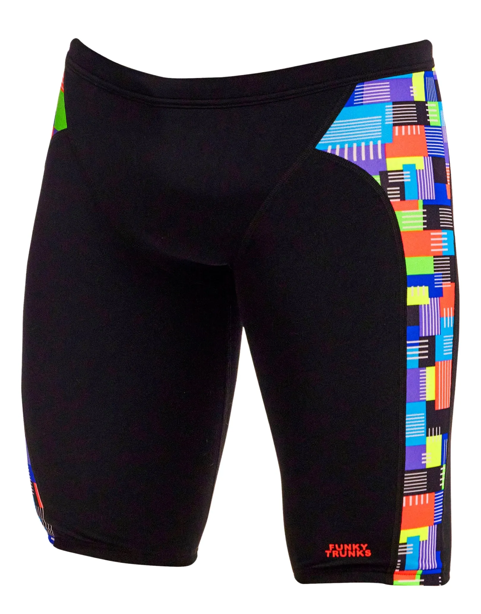 Chip Set Swim Training Jammers - Black/Multi