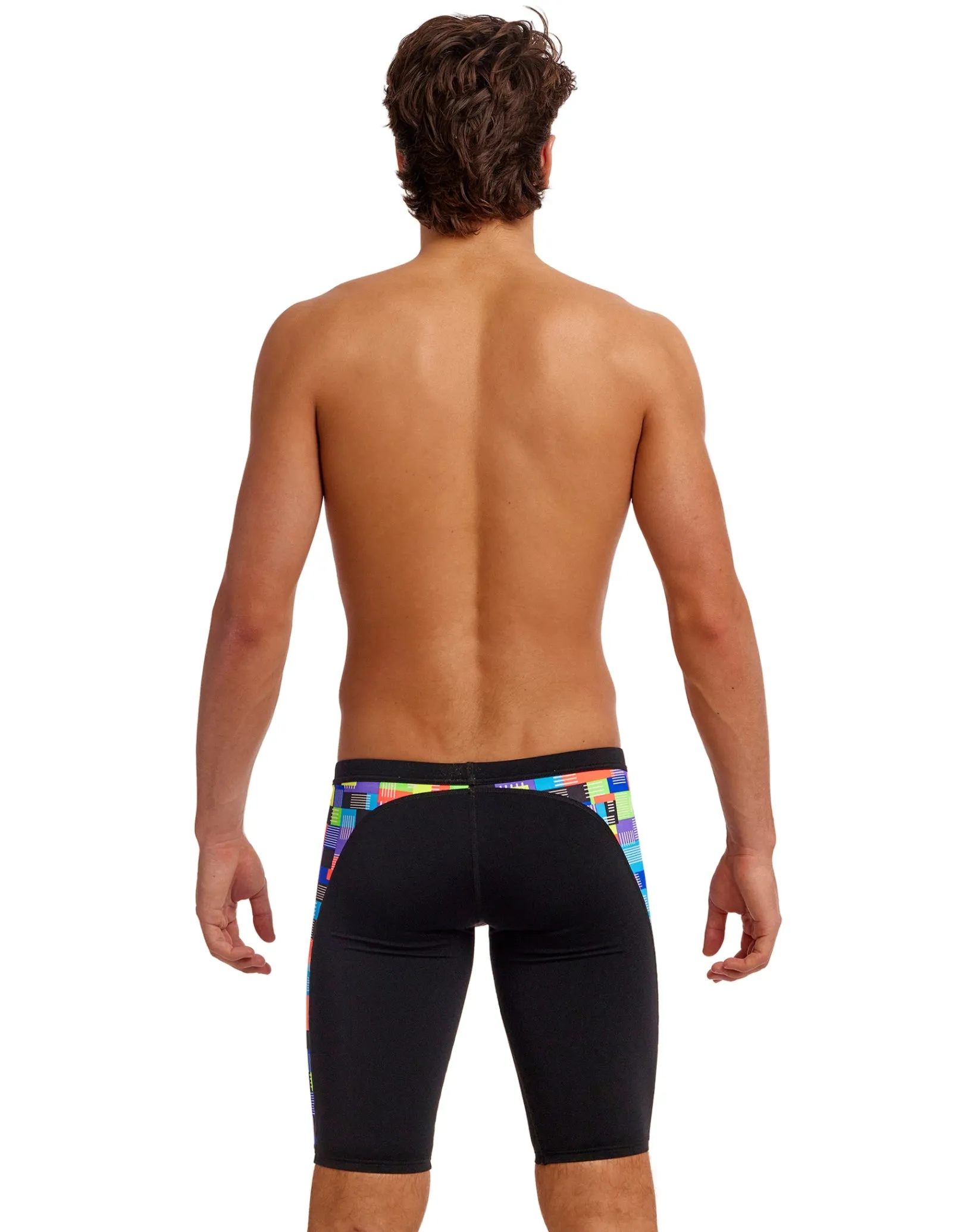 Chip Set Swim Training Jammers - Black/Multi