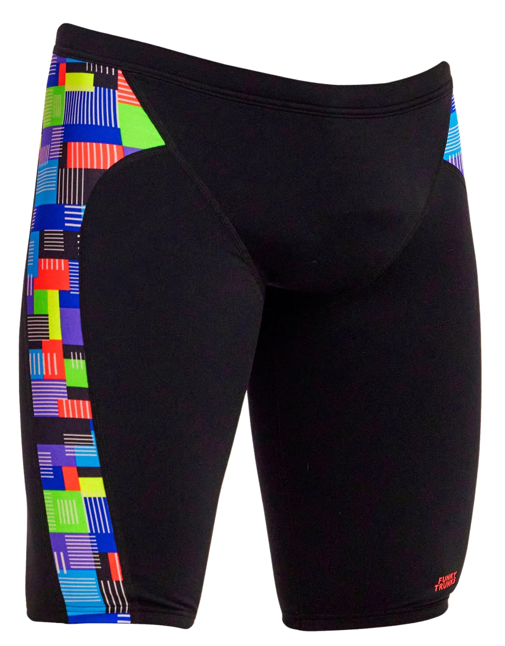 Chip Set Swim Training Jammers - Black/Multi