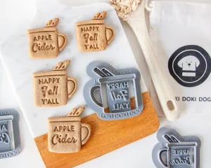 Cinnamon Hot Cocoa & Hot Apple Cider Mug Shape Cookie Cutter