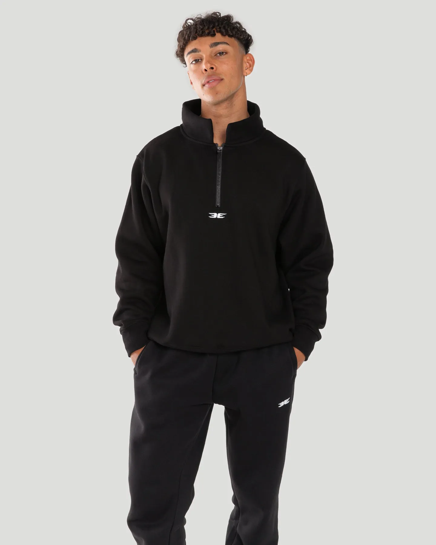 Classic 1/4 Zip - Black