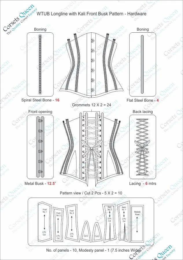 Clio Longline Waist Training Corset