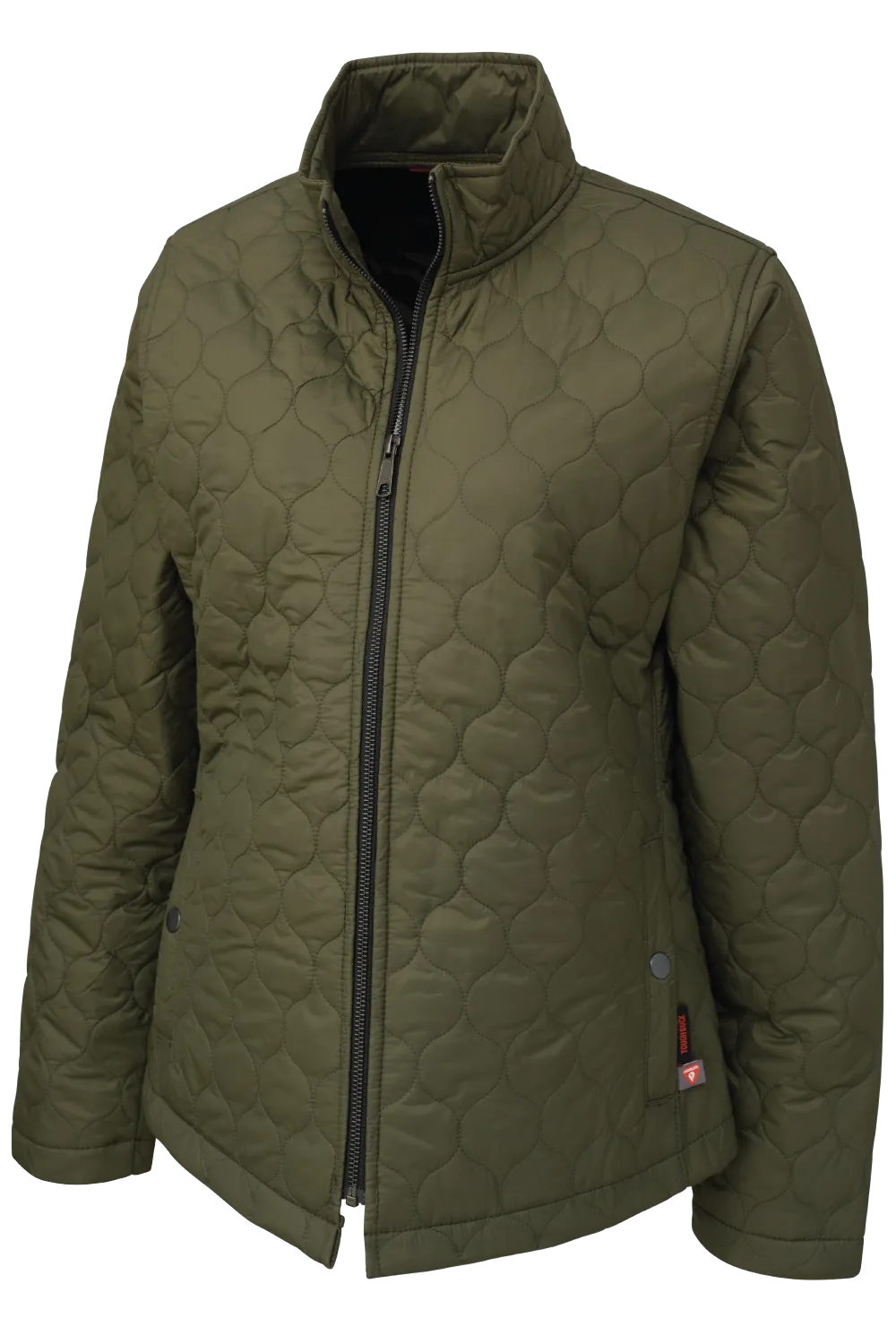 CLWJ291-Olive Women's Quilted Jacked- Tough Duck