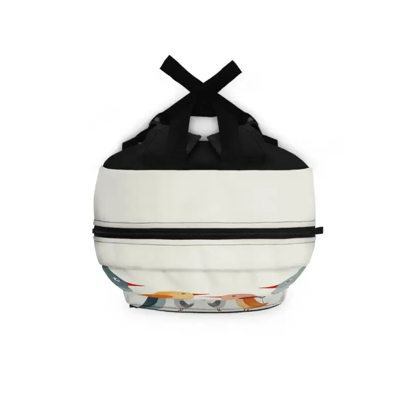 Colorful Bird Pattern Backpack for Happy Nature Lovers
