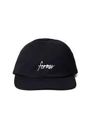 COLORLESS CANVAS CAP - BLACK