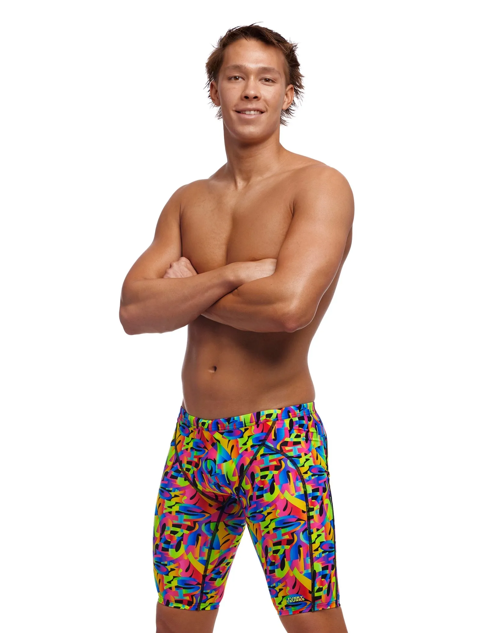 Colour Funk Swim Training Jammers - Multi