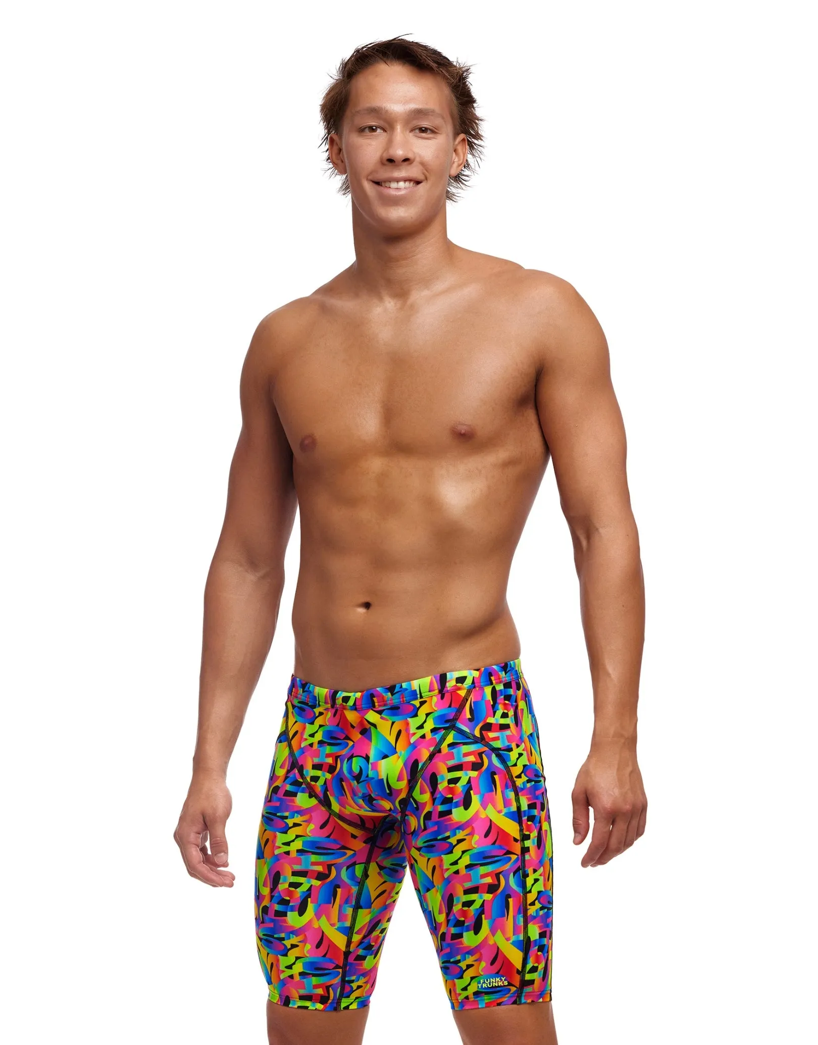Colour Funk Swim Training Jammers - Multi