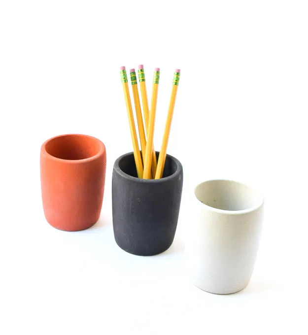 Concrete Pencil Cup for Home Office