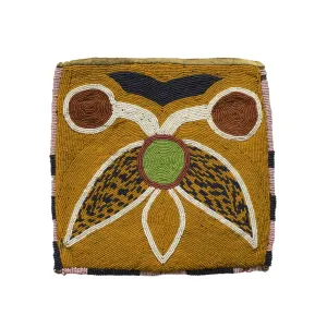 Contour Beaded Plateau Flat Bag