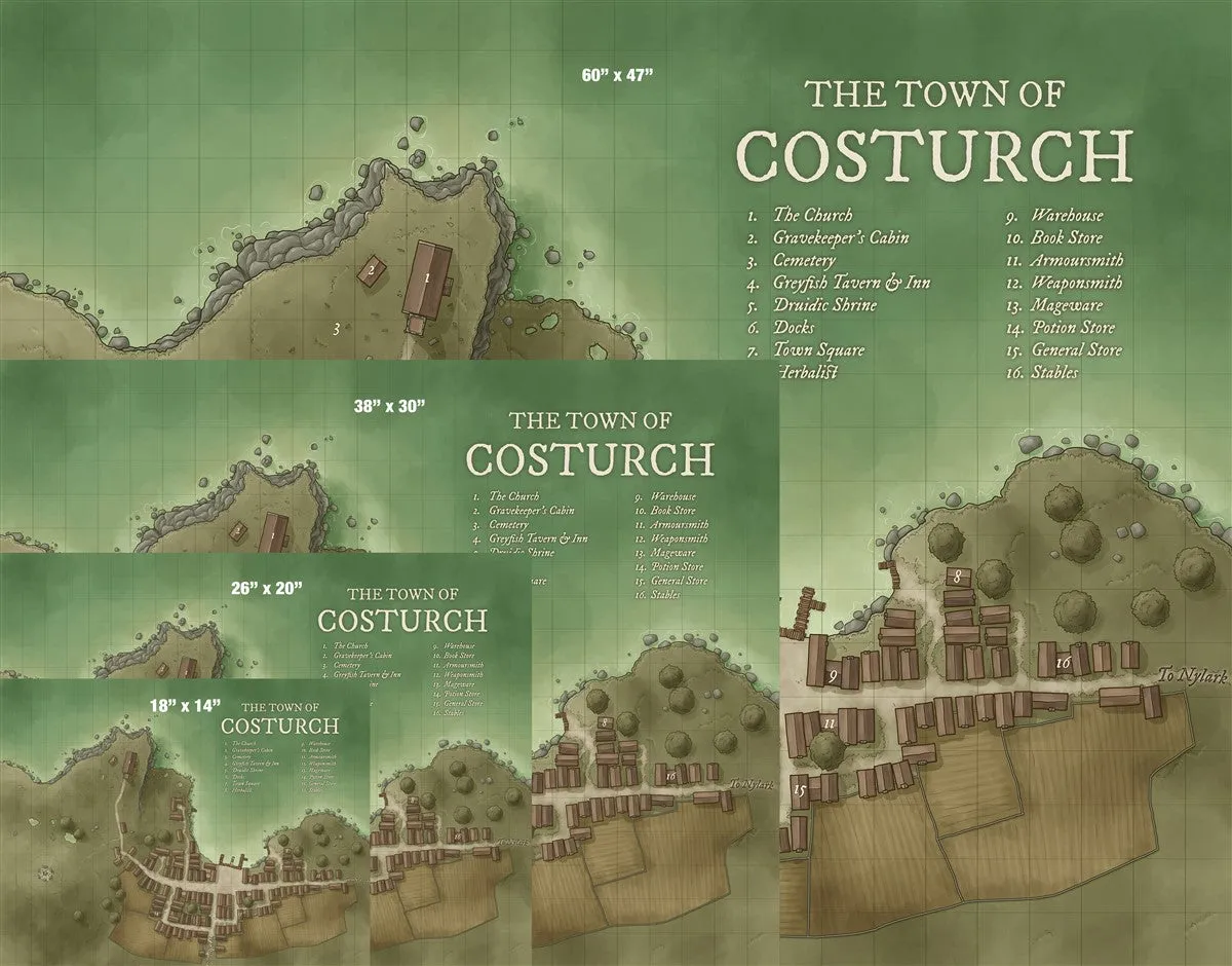 Costurch Fantasy Map