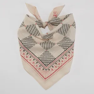 Cotton Checker Bandana - Sand