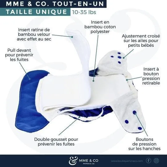Couche tout-en-un - 2.0  Tweed - Mme & Co