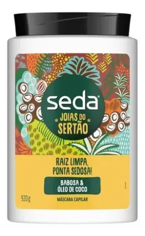 Cream De Treatment Silk Babosa & Coconutoil 920g - Seda