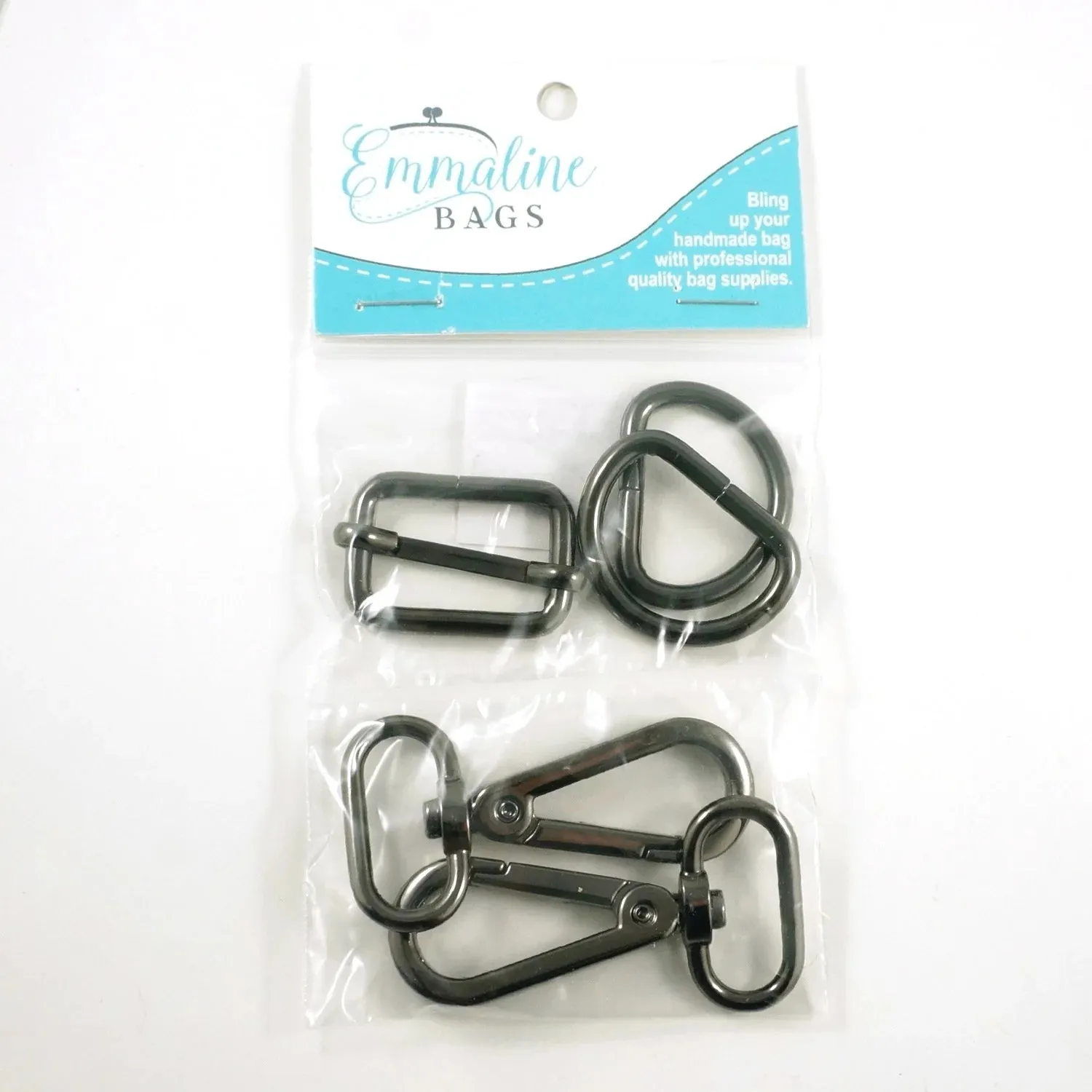 Crossbody Bag Hardware Kit - Gunmetal