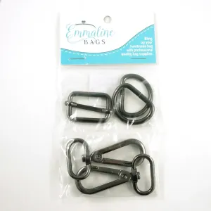 Crossbody Bag Hardware Kit - Gunmetal