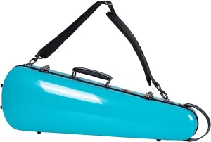Crossrock Shaped Violin Case CRF1020 - Mint Blue