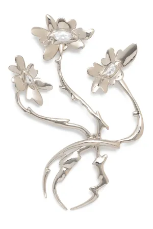 CRYSTAL CLEAR DAISY BUNCH PIN