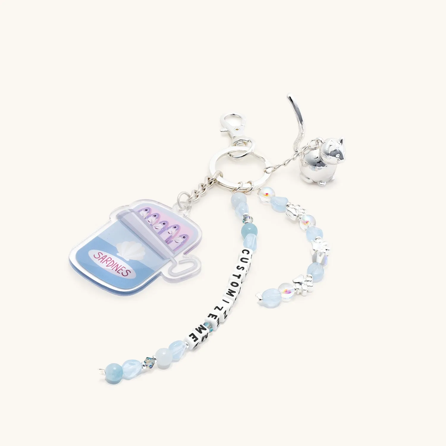 Custom Cat Bag Charm