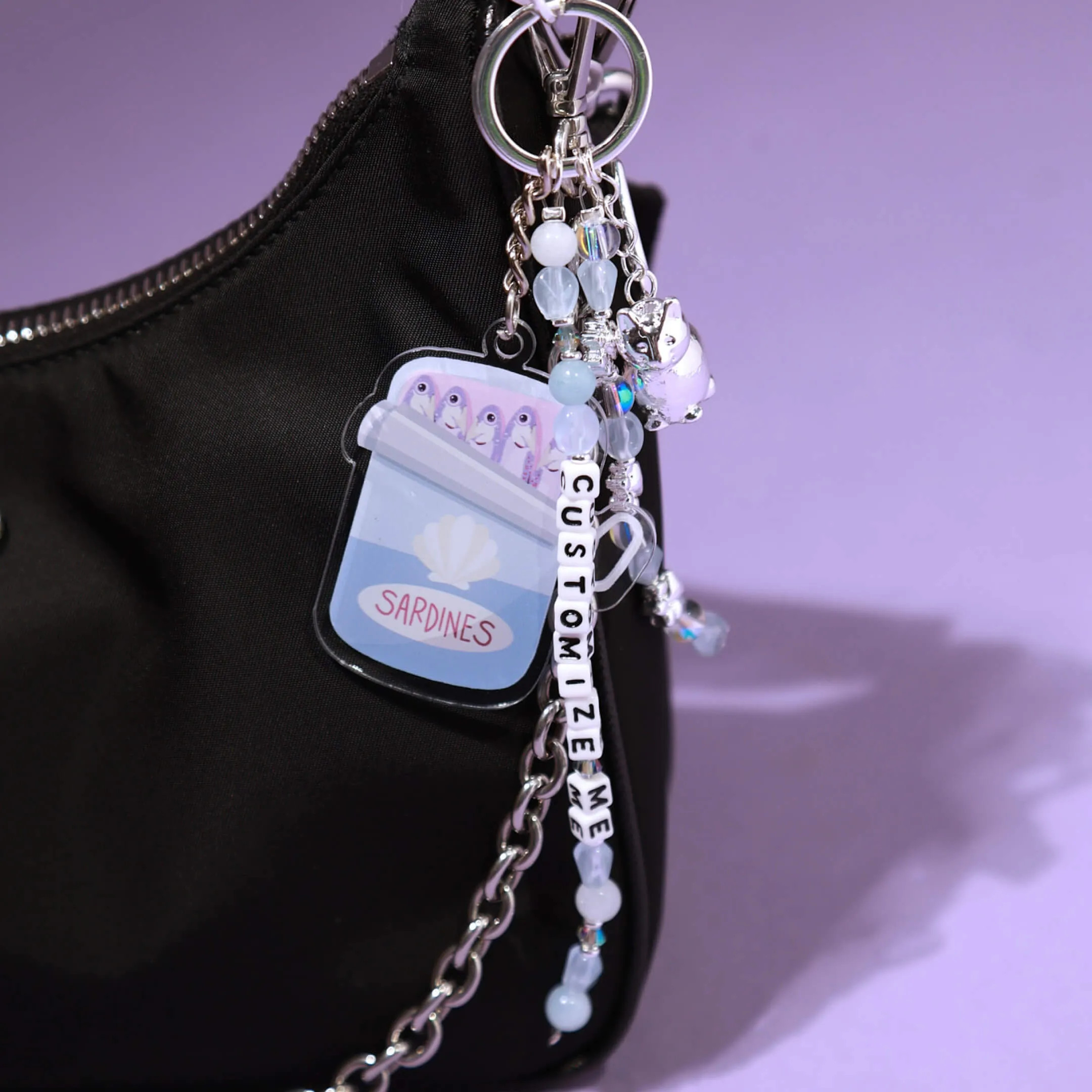 Custom Cat Bag Charm