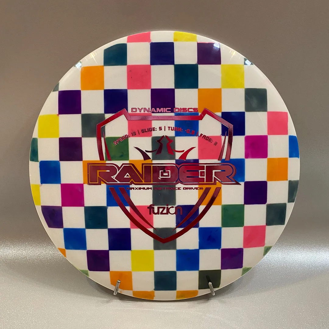 Custom Dyed Dynamic Discs Fuzion Raider