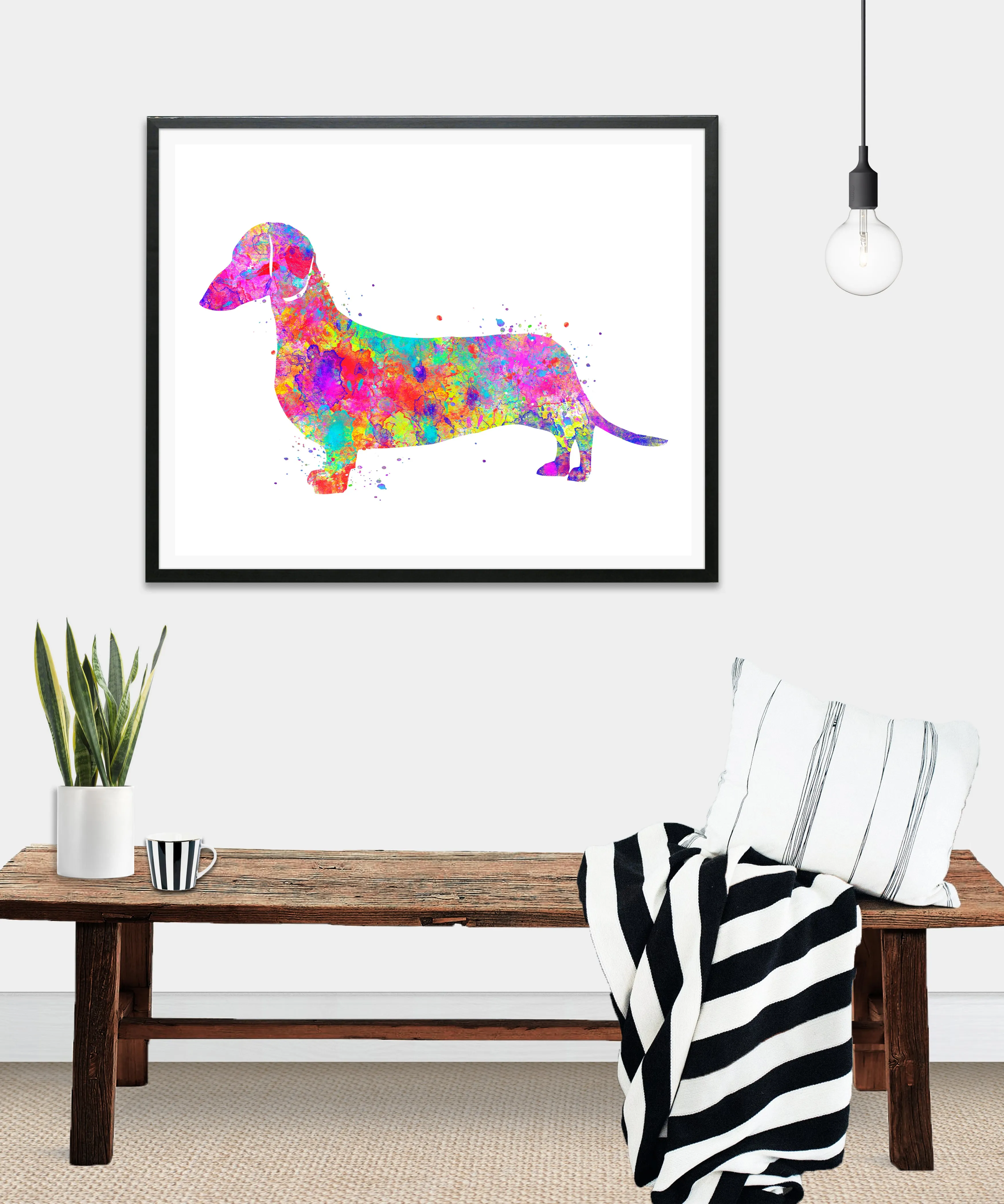 Dachsund Art Print - Unframed