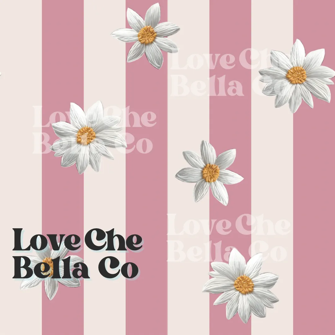 Daisy stripes - SEAMLESS FILES