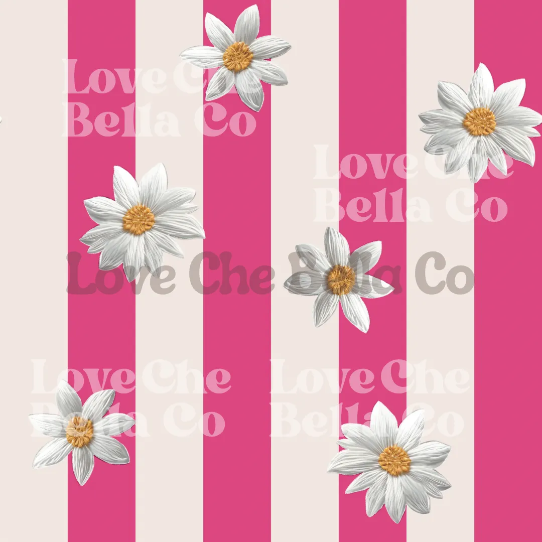 Daisy stripes - SEAMLESS FILES