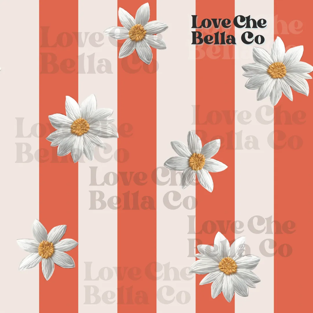 Daisy stripes - SEAMLESS FILES