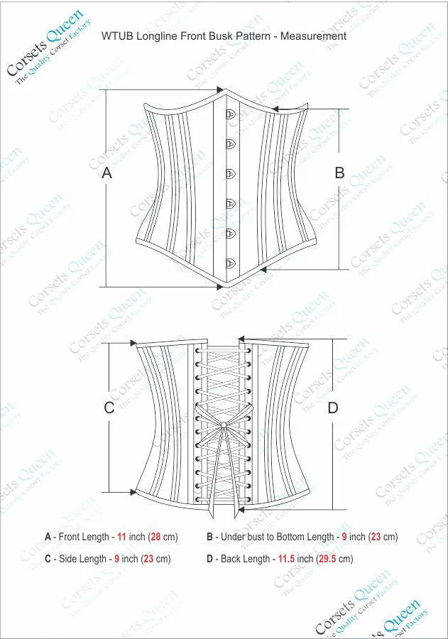 Dakota Longline Waist Training Corset