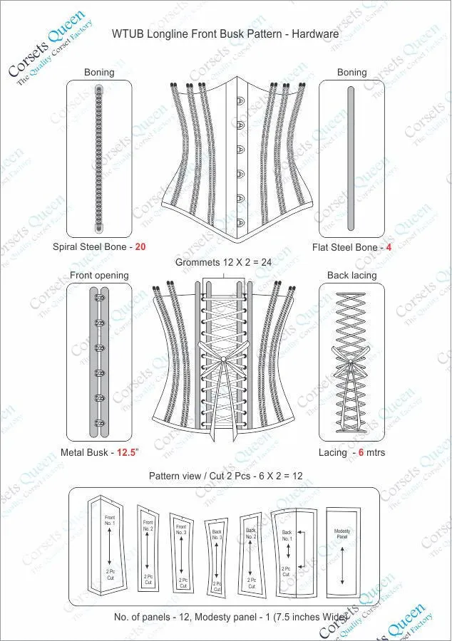 Dakota Longline Waist Training Corset