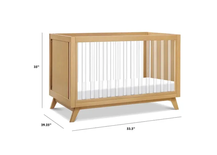 daVinci Otto 3-in-1 Convertible Crib - Acrylic & Wood