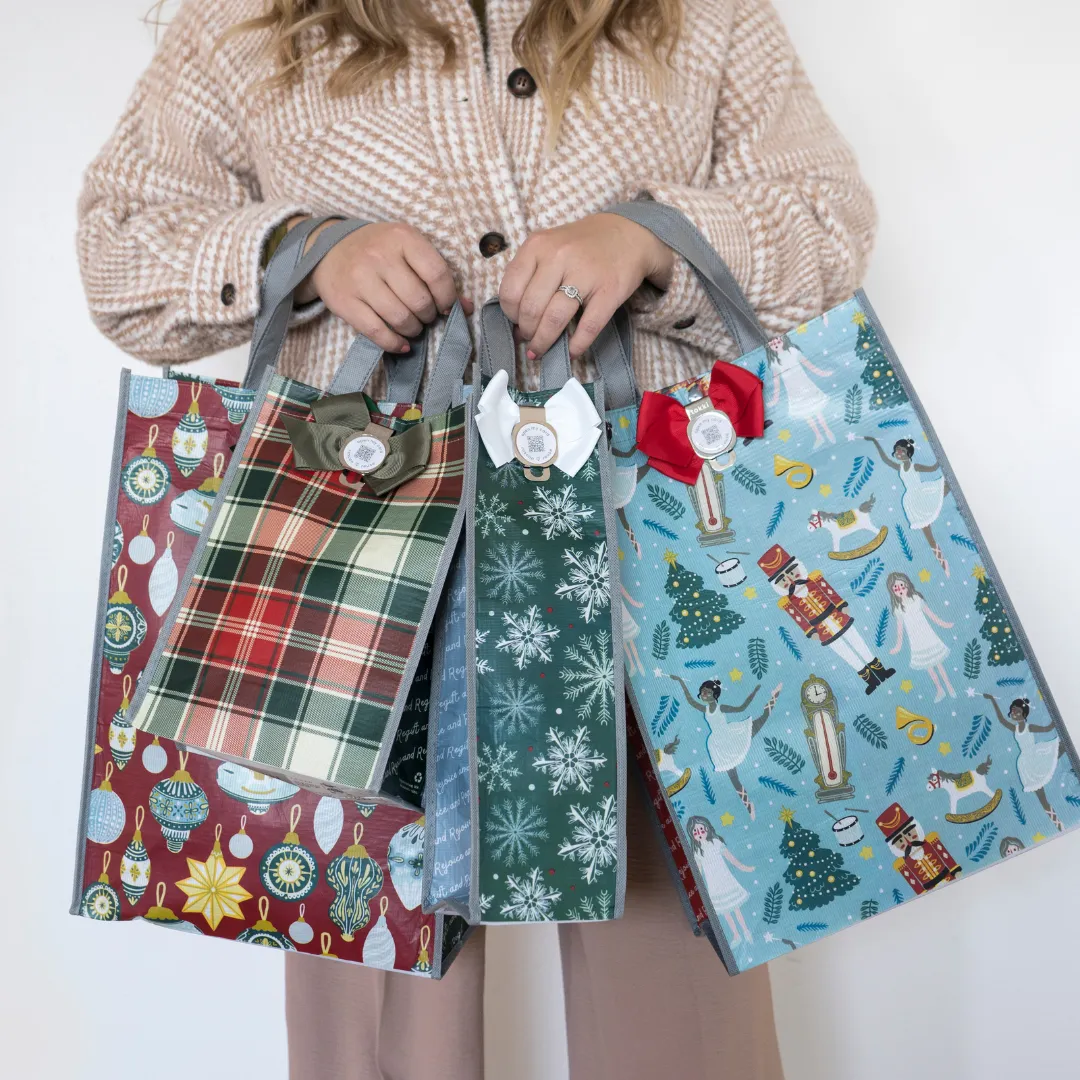 Dazzle | Large | Reusable Gift Bag   QR Greeting Card