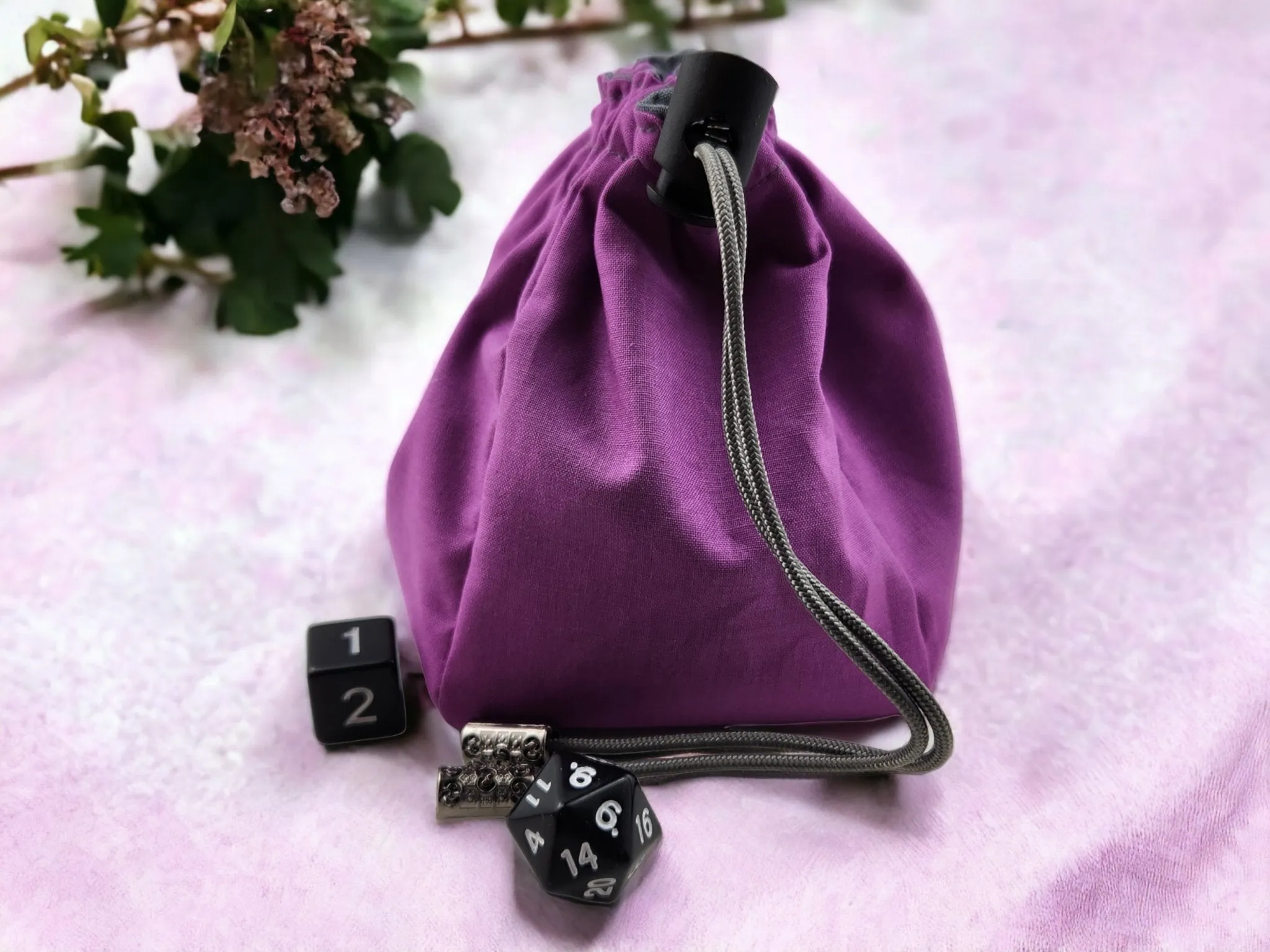 Decorative Gnome dice bag