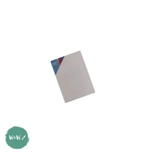 DEEP EDGE White Primed Stretched 100% Cotton Canvas 350gsm  -  SINGLES - A4 (210 x 297 mm, 8.3 x 11.7”)