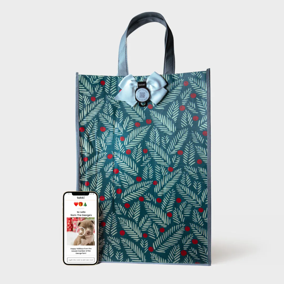 Delight | Large | Reusable Gift Bag   QR Greeting Card